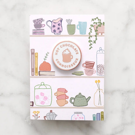 Hot Chocolate Connoisseur Pin
