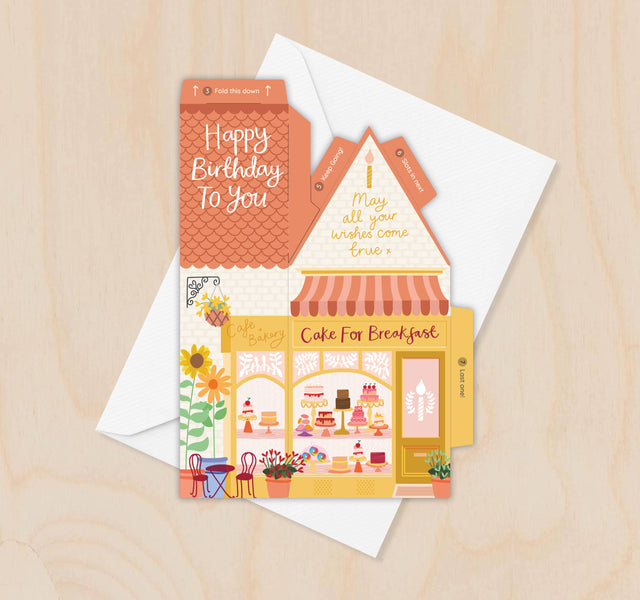 Cake for Breakfast 3D Card