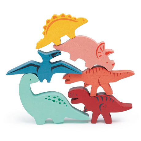 Wooden Stacking Dinosaurs