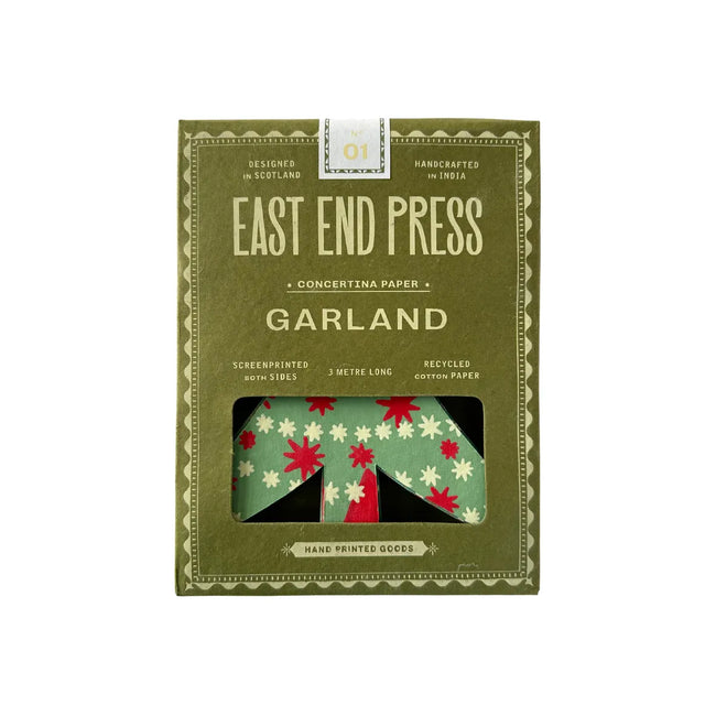 Christmas Trees Concertina Garland