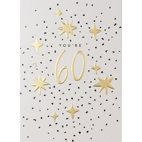 Age 60 Celestial Card