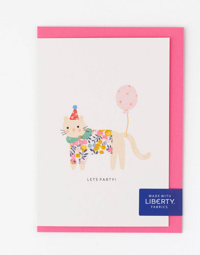 Liberty Cat Birthday Card