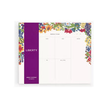 Load image into Gallery viewer, Liberty Margaret Weekly Notepad