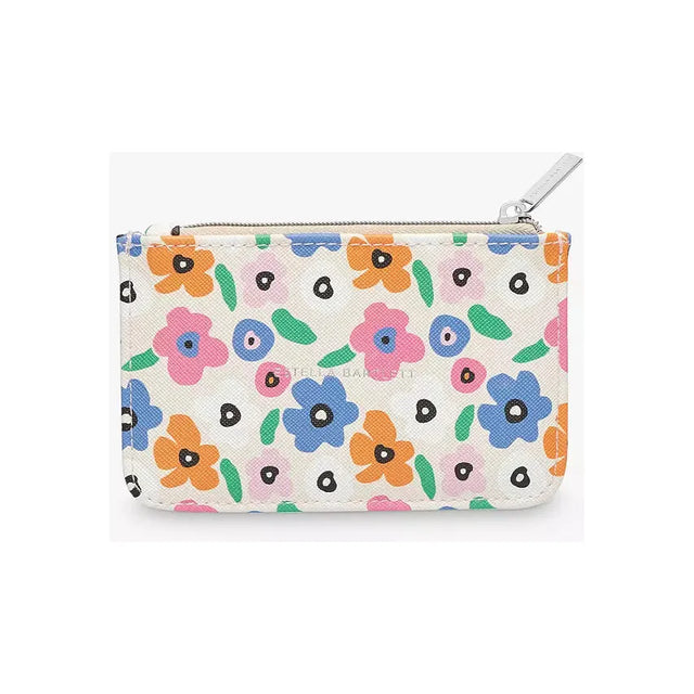 Simple Floral Print Card Purse