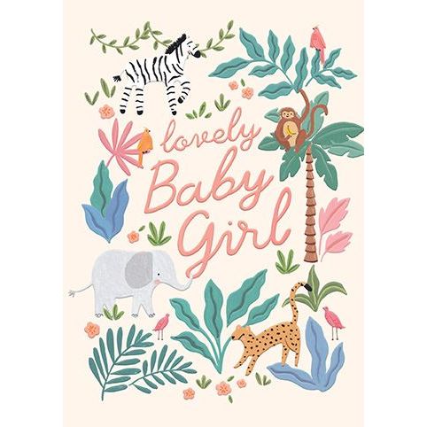 Lovely Baby Girl Card