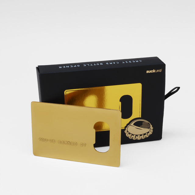 Gold Card Bottle Opener