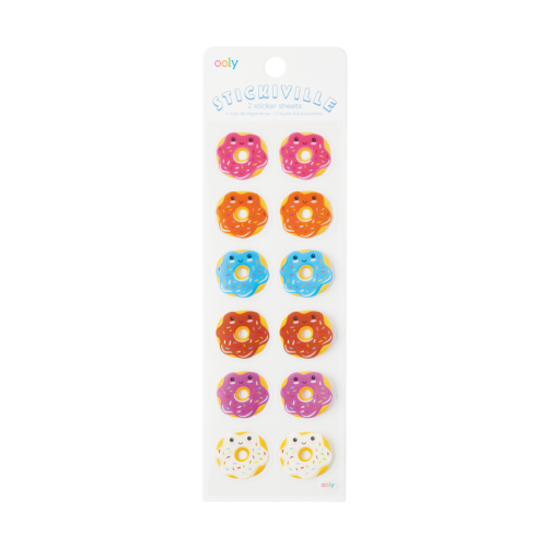 Stickiville Stickers: Happy Donuts