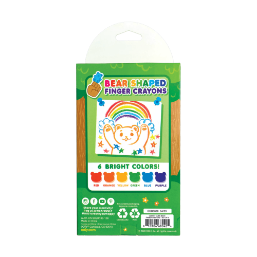 Cuddly Cubs Bear Finger Crayons