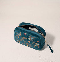 Load image into Gallery viewer, Swallows Velvet Makeup Bag