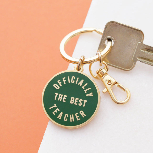 Officially the Best Teacher Keyring