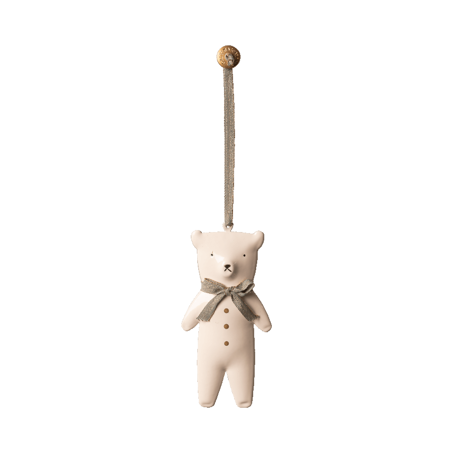 Metal Teddy Bear Ornament