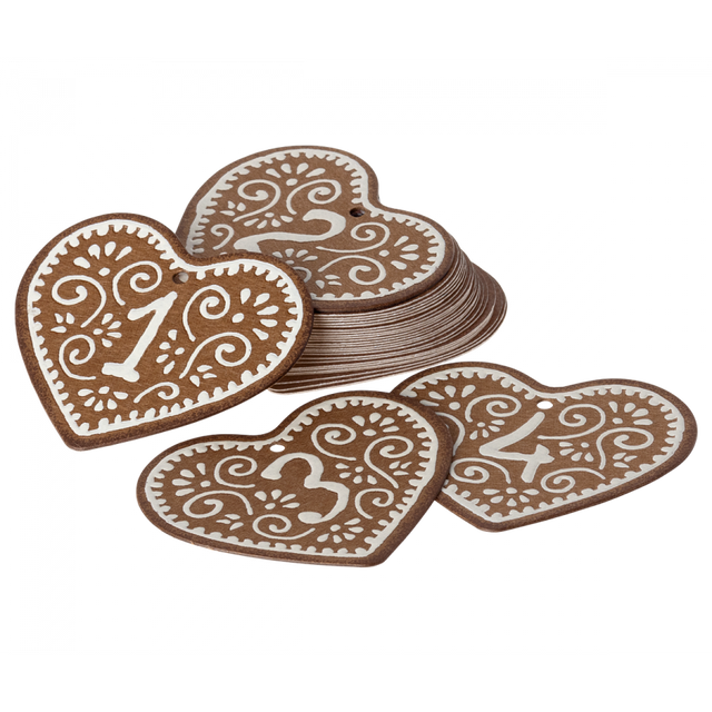 Advent Calendar Gingerbread Tags