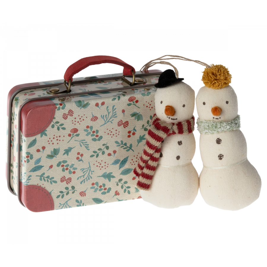 Snowmen in a Suitcase Decorations