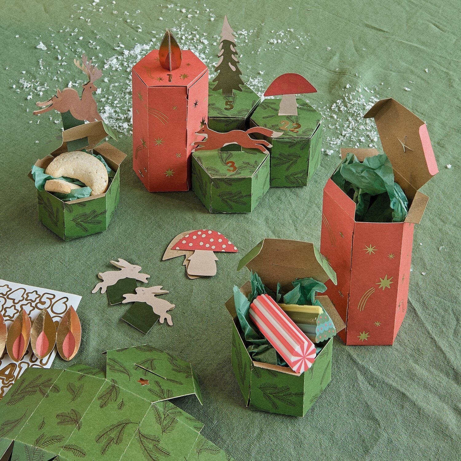 Forest Animals Advent Calendar Craft Kit