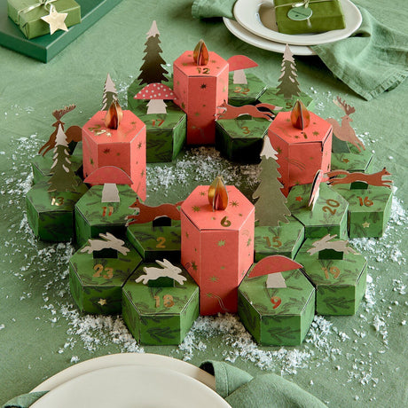 Forest Animals Advent Calendar Craft Kit