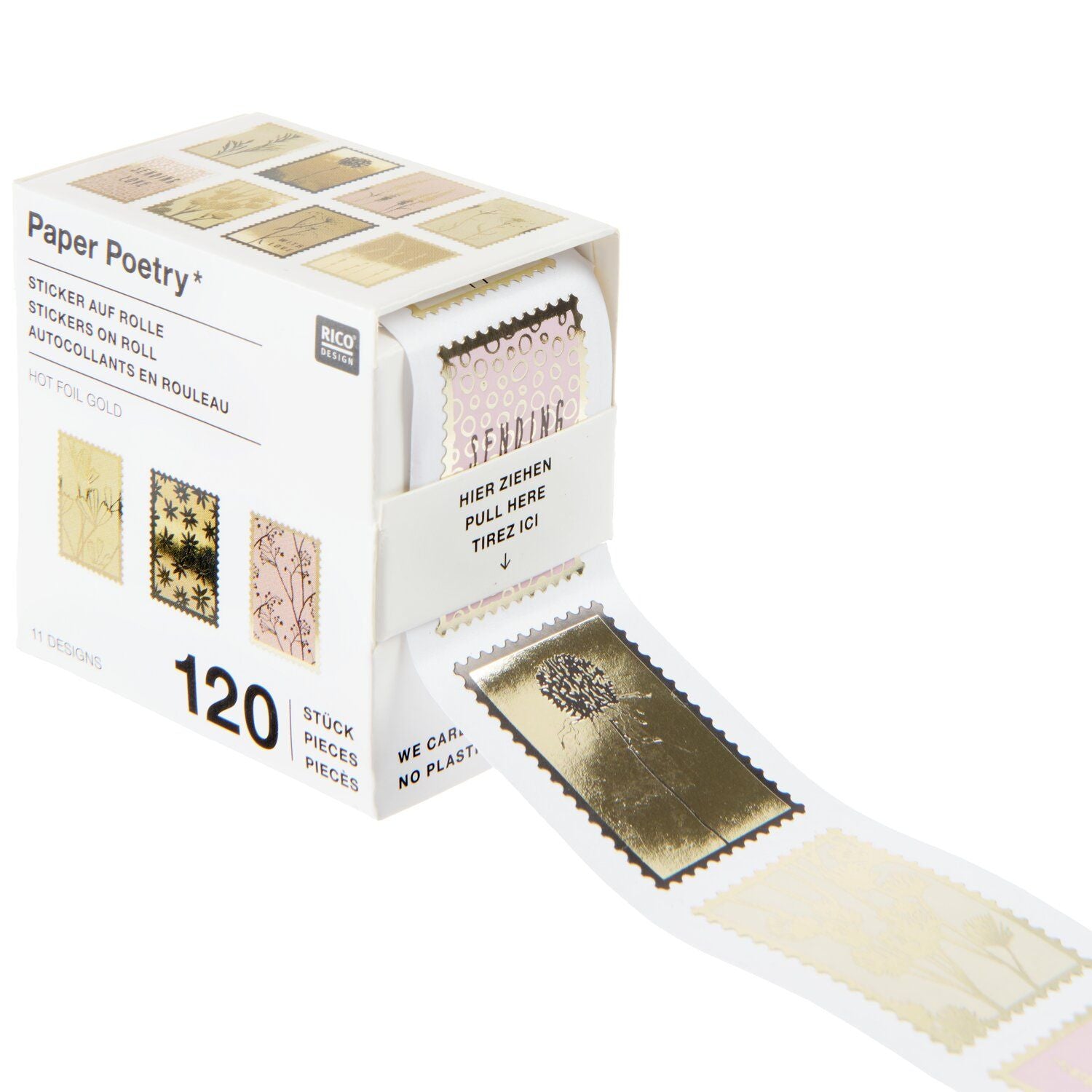 Grasses Stamps Sticker Roll