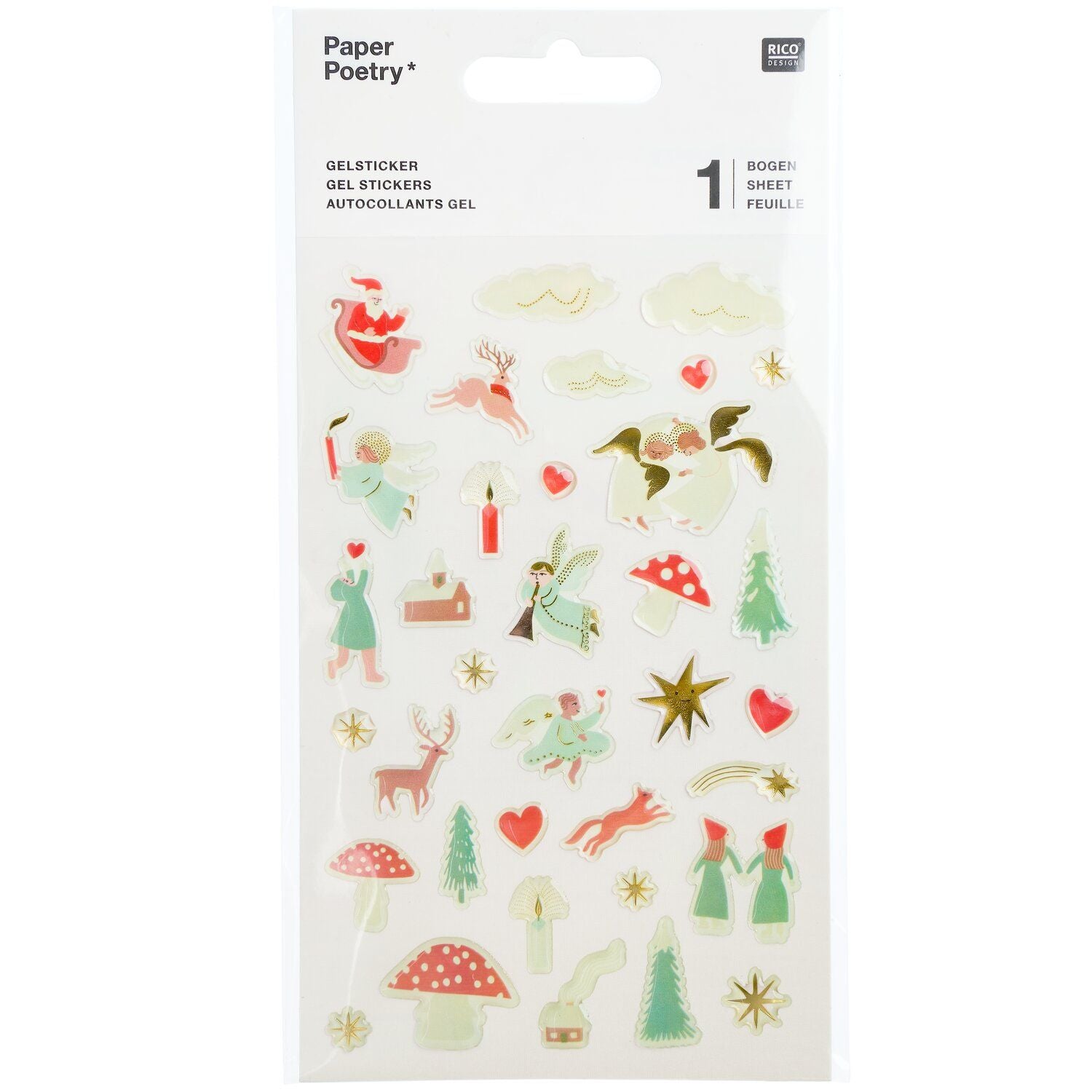 Advent Gel Stickers
