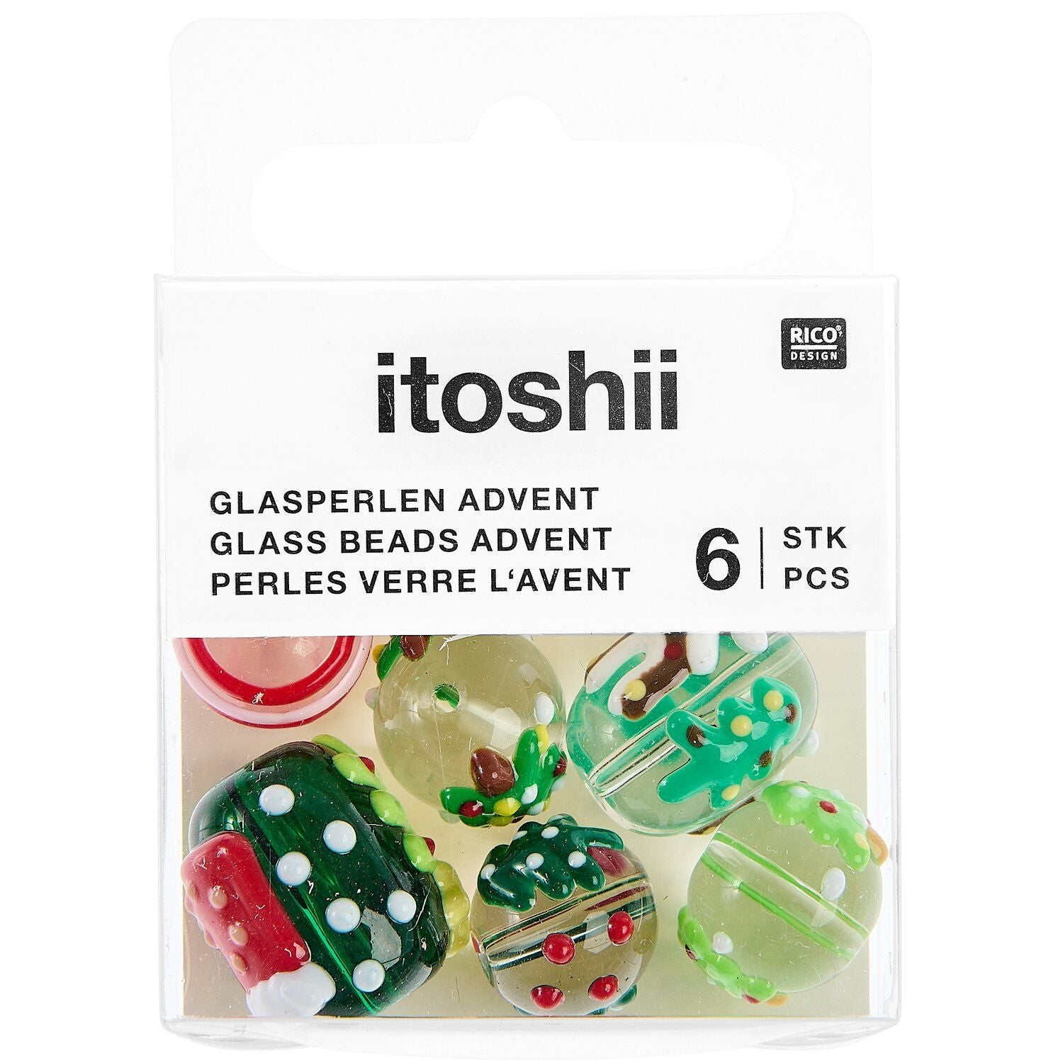 Advent Glass Beads