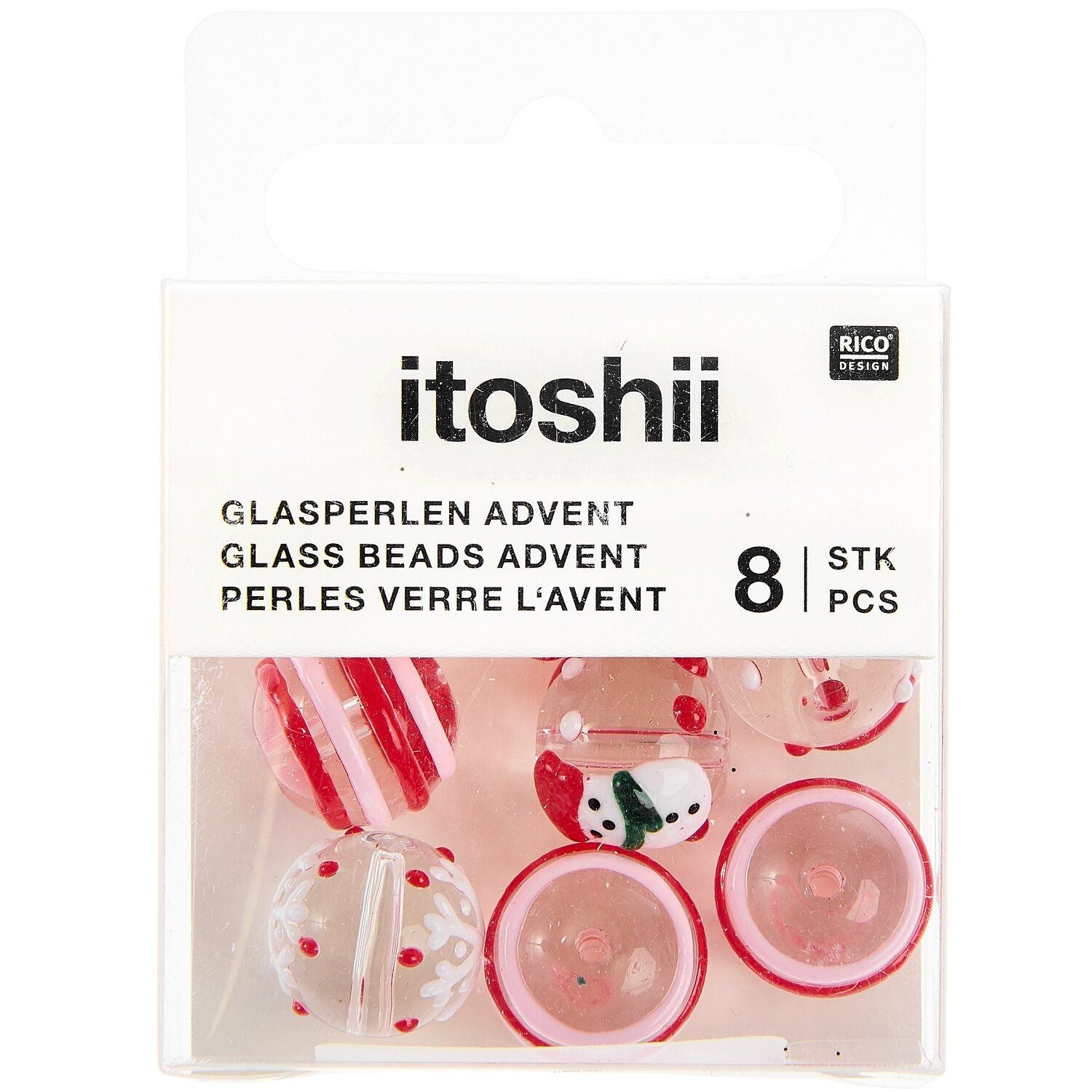 Advent Glass Beads