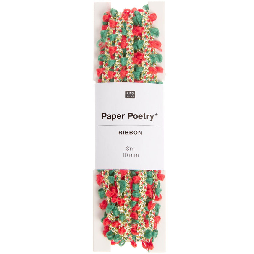 Red & Green Tassle Ribbon