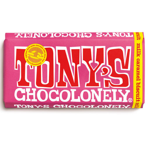 Tony's Milk Caramel Biscuit Bar 180g