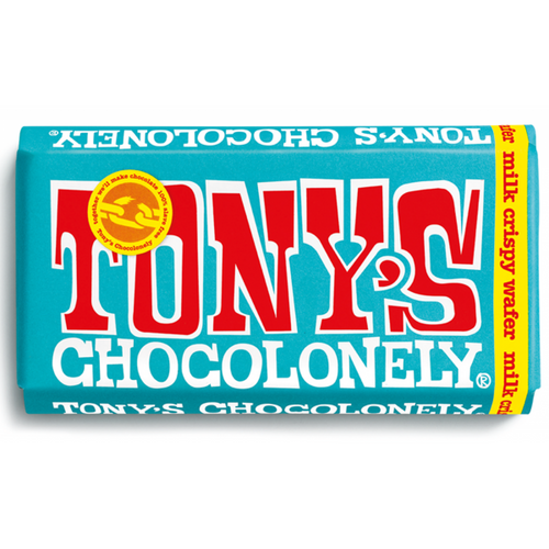 Tony's Milk Crispy Wafer Bar 180g