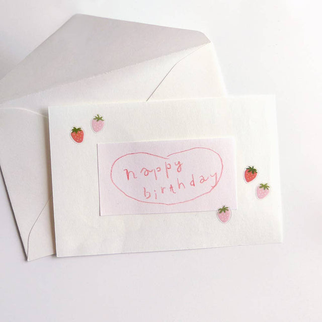 Mini Strawberry Stickers