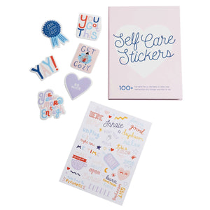 Self Care 100 Stickers Book
