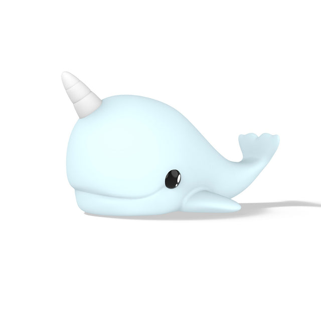 Blue Narwhale Medium Night Light (new)