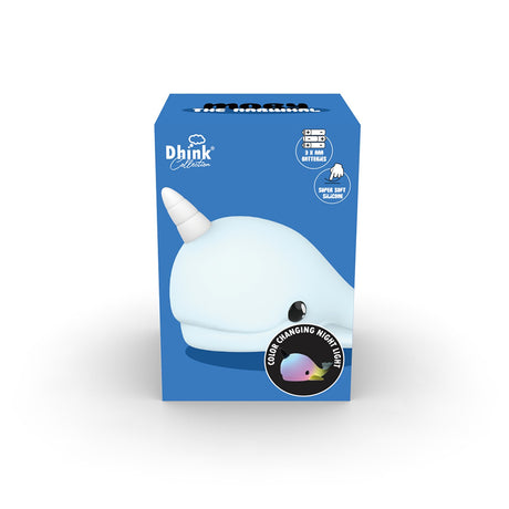 Blue Narwhale Medium Night Light (new)