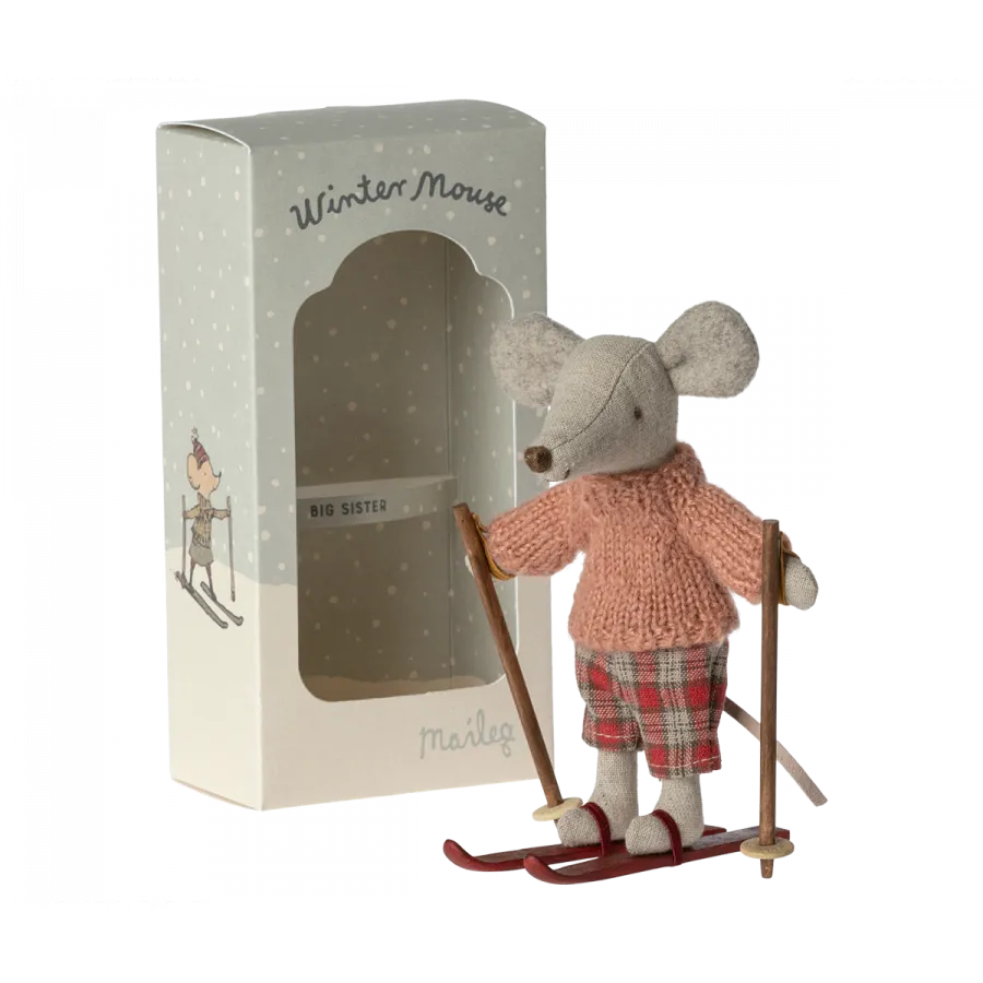 Winter Mice Ski Set - Big Sister Mouse