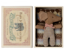 Load image into Gallery viewer, Sleepy wakey baby mouse in matchbox: New Rose