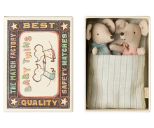Load image into Gallery viewer, Twins Baby Mice In Matchbox