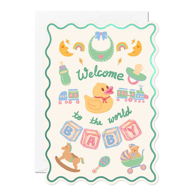 Welcome To The World Card