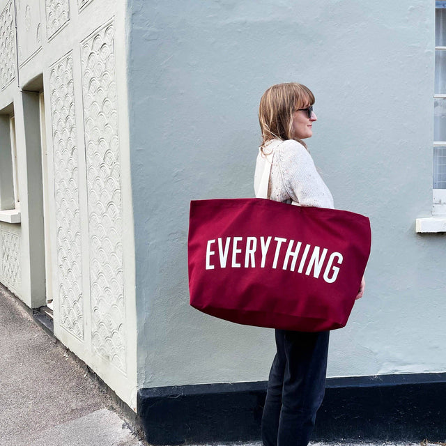 Burgundy Everything Big Bag