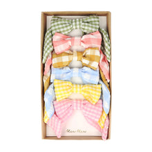 Load image into Gallery viewer, Gingham Hair Bows