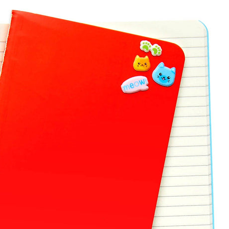 Colourful Cats Puffy Stickers