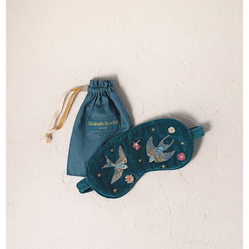 Swallows Velvet Eye Mask