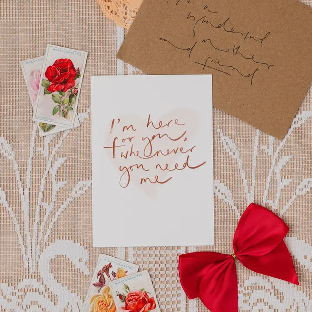 Whenever You Need Me Card