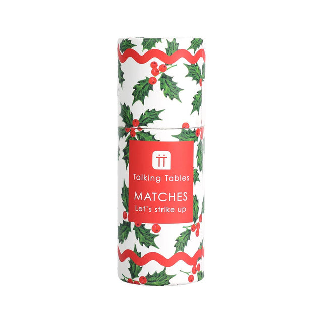 Holly White Christmas Matches