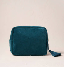 Load image into Gallery viewer, Wildflower Velvet Wash Bag
