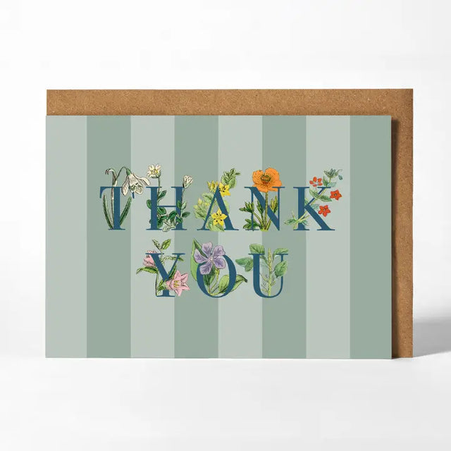 Thank You Wildflowers Card