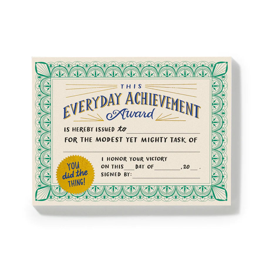 Everyday Achievement Certificates