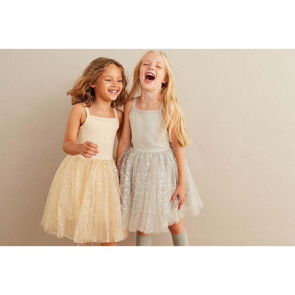 Silver Sparkle Ballet Dress