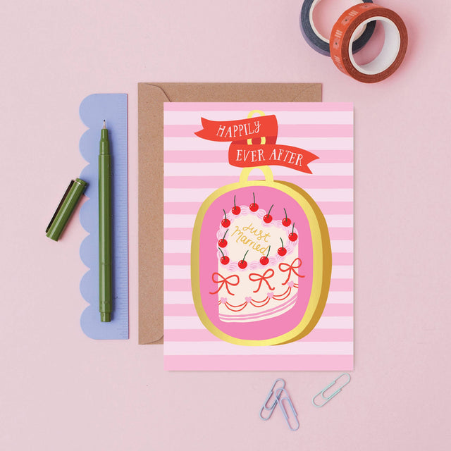 Happily Ever After Cake Card
