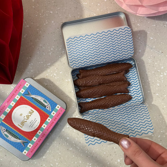 Milk Chocolate Sardines Tin