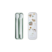 Load image into Gallery viewer, Little Farm Set Of Two Feeding Spoons