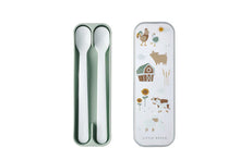 Load image into Gallery viewer, Little Farm Set Of Two Feeding Spoons