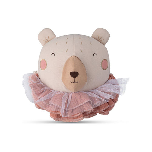 Beau Bear Cream Head Wall Decoration