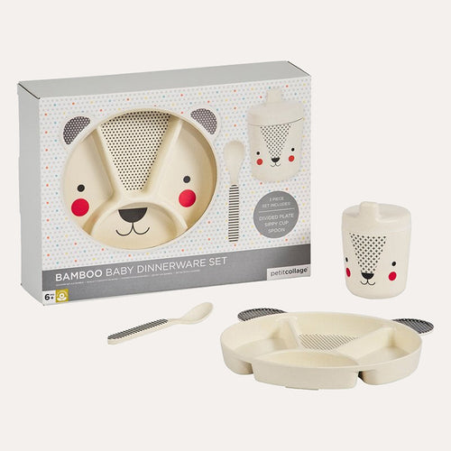 Bear Bamboo Dinnerware Set